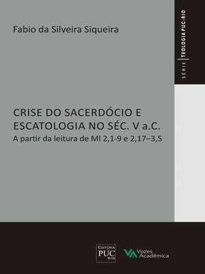cover image of Crise do sacerdócio e escatologia no séc. V a.C.